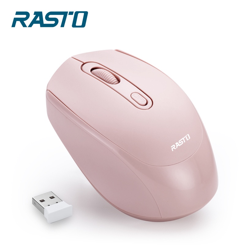 【RASTO】RM10 超靜音無線滑鼠/粉 TAAZE讀冊生活網路書店