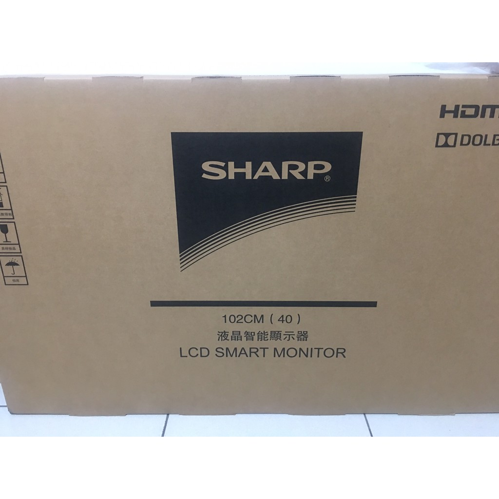 SHARP 40吋液晶智能顯示器