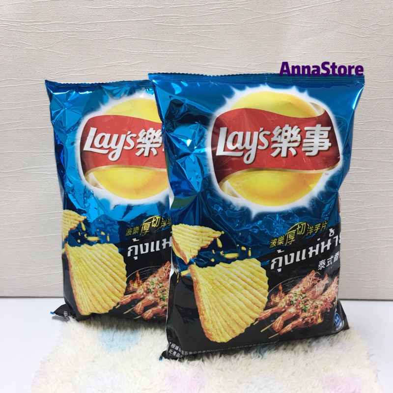 Lays樂事泰式香烤明蝦味洋芋片64g