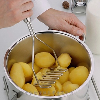 不銹鋼土豆甜土豆搗碎器 / 波浪壓力磨床廚房用具