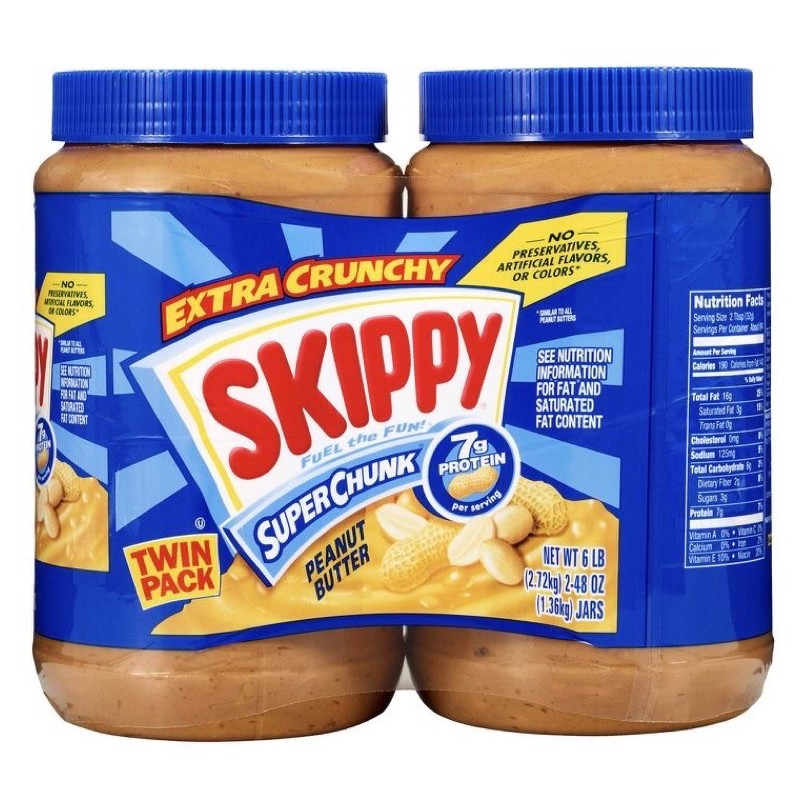(現貨)拆售 僅1罐 SKIPPY 吉比花生醬🥜😝🔵 顆粒香脆口味 Costco 好市多購入 1.36kg 囤糧必備！