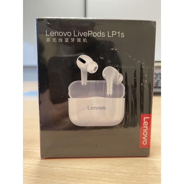 Lenovo LivePods聯想真無線藍芽耳機(LP1s)(白色)(全新/未使用/未拆封)