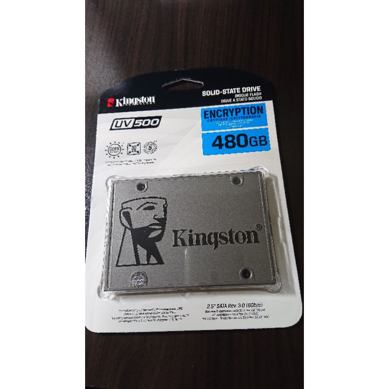 Kingston 金士頓 UV500 480GB 2.5吋 SATA-3 SSD 固態硬碟 (保固至2024/3/30)