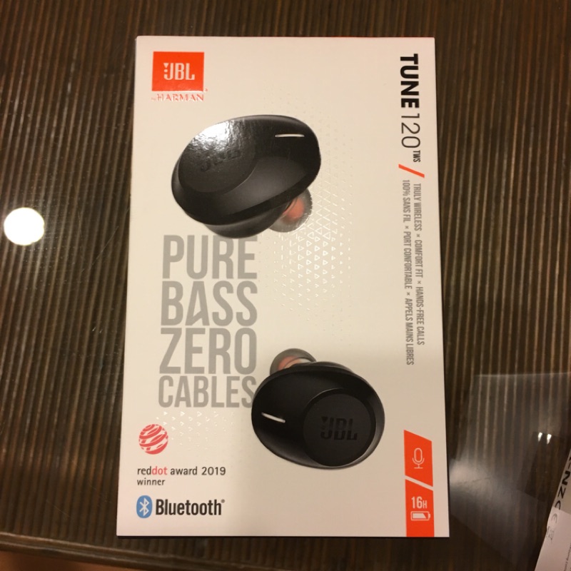 全新JBL TUNE 120tws 藍牙無線耳機 免持通話