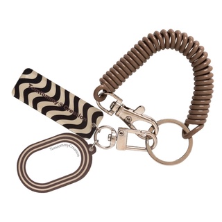 Tom原創 鑰匙扣 裝飾 吊飾 亞克力 電話線鑰匙鏈 ins耳機殼配飾掛繩高級
