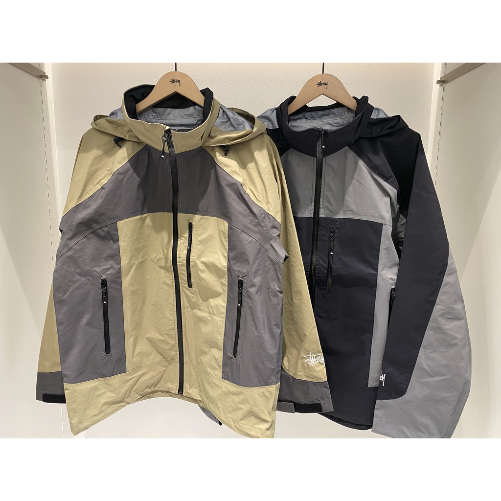 stussy taped seam rain shell ブラック Lサイズ 中田圭祐着用 STUSSY Taped Seam Rain Shell
