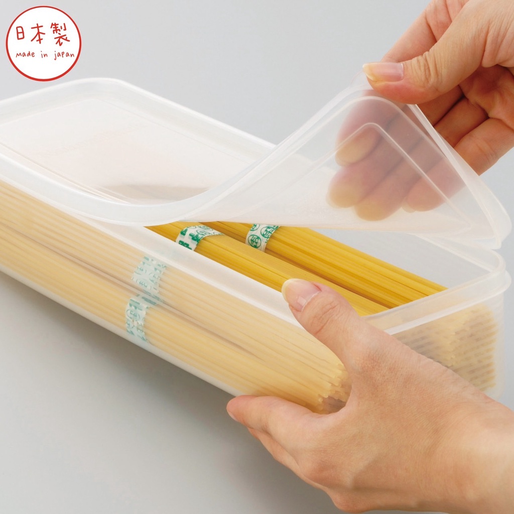 麵條盒 日本製 保鮮盒 義大利麵盒 長型保鮮盒 冷凍冷藏保鮮盒