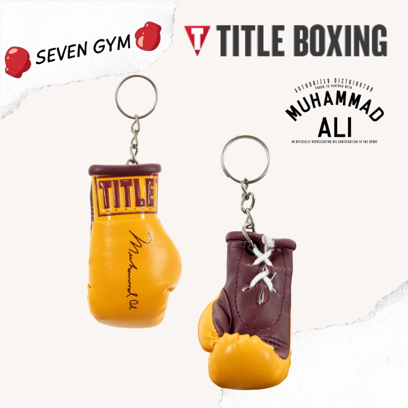 【Seven Gym】TITLE 拳套 拳擊手套 阿里簽名款 吊飾 鑰匙圈 Boxing Glove Keyring