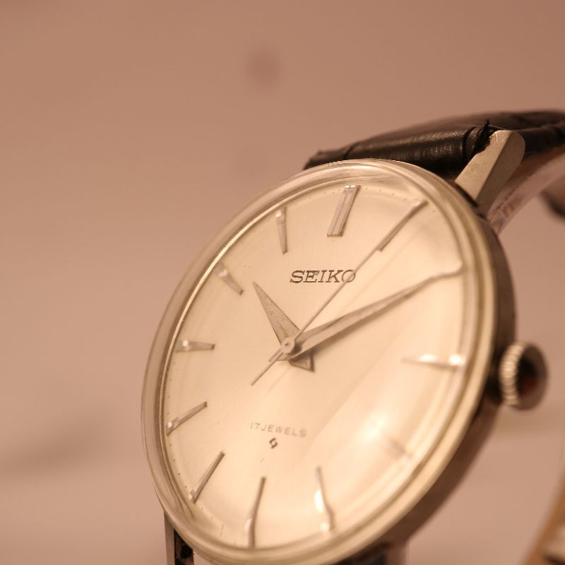 精工Seiko古董手上鍊機械錶17石 66機芯
