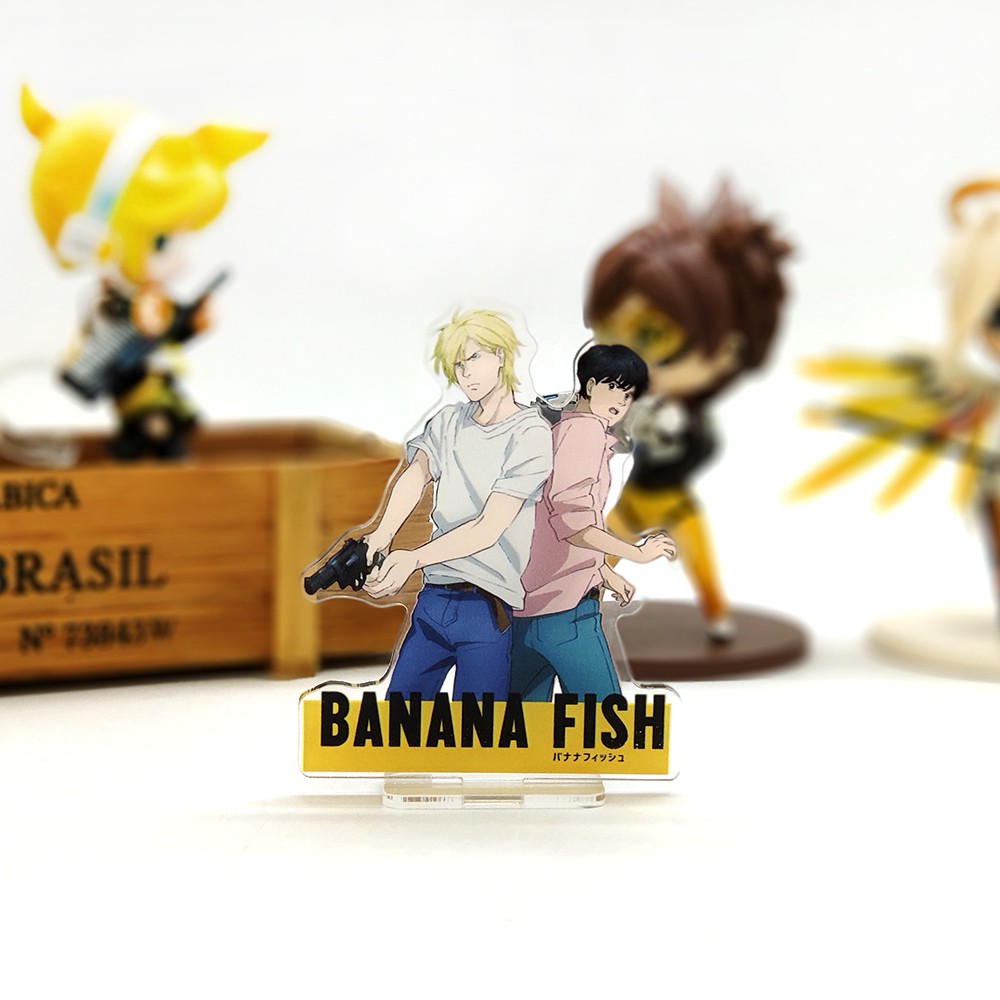 Banana Fish 香蕉魚戰慄殺機亞修奧村英二雙人動漫双面亞克力大立牌桌面人物擺件擺飾周邊創意個性禮品 蝦皮購物