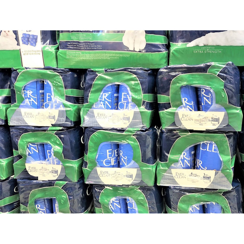 ☀️貓國王波力☀️公司貨 藍鑽 貓砂 ever clean 貓砂 礦砂 超凝結貓砂 分售袋裝砂10.5磅/包 4.76公