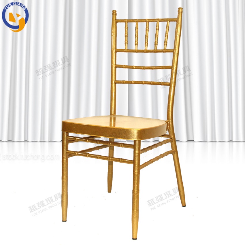 家具批發✿廠家批發金屬竹節椅 婚禮竹節椅 宴會婚慶椅 戶外金色白色宴會椅