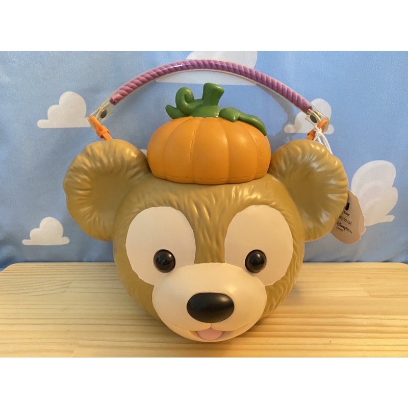 日本🇯🇵東京海洋迪士尼樂園 限定版 達菲 Duffy 南瓜爆米花桶 海洋Tokyo Disney樂園 🎃萬聖節 無揹帶