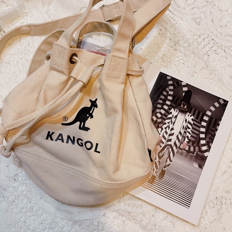 Kangol水桶帆布側背包（便宜賣）