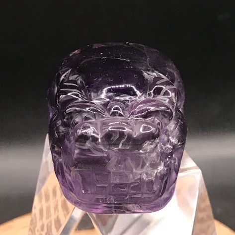 精美紫水晶貔貅擺件 招財紫水晶貔貅雕件 適合辦公桌擺設 附訂製盒