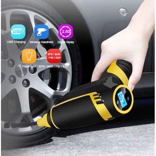 Wireless/Wired Smart Rechargeable Digital Tire Inflator DC 1