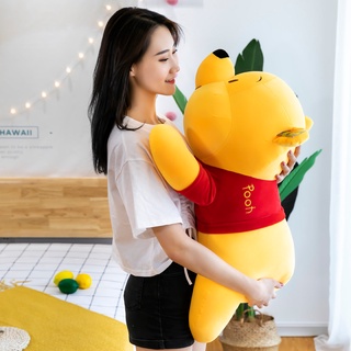 抱枕娃娃 小熊維尼娃娃 維尼娃娃 靠墊布偶 小娃娃 維尼熊抱枕 小熊維尼公仔 超大娃娃 抱抱熊毛絨玩具 熊娃娃