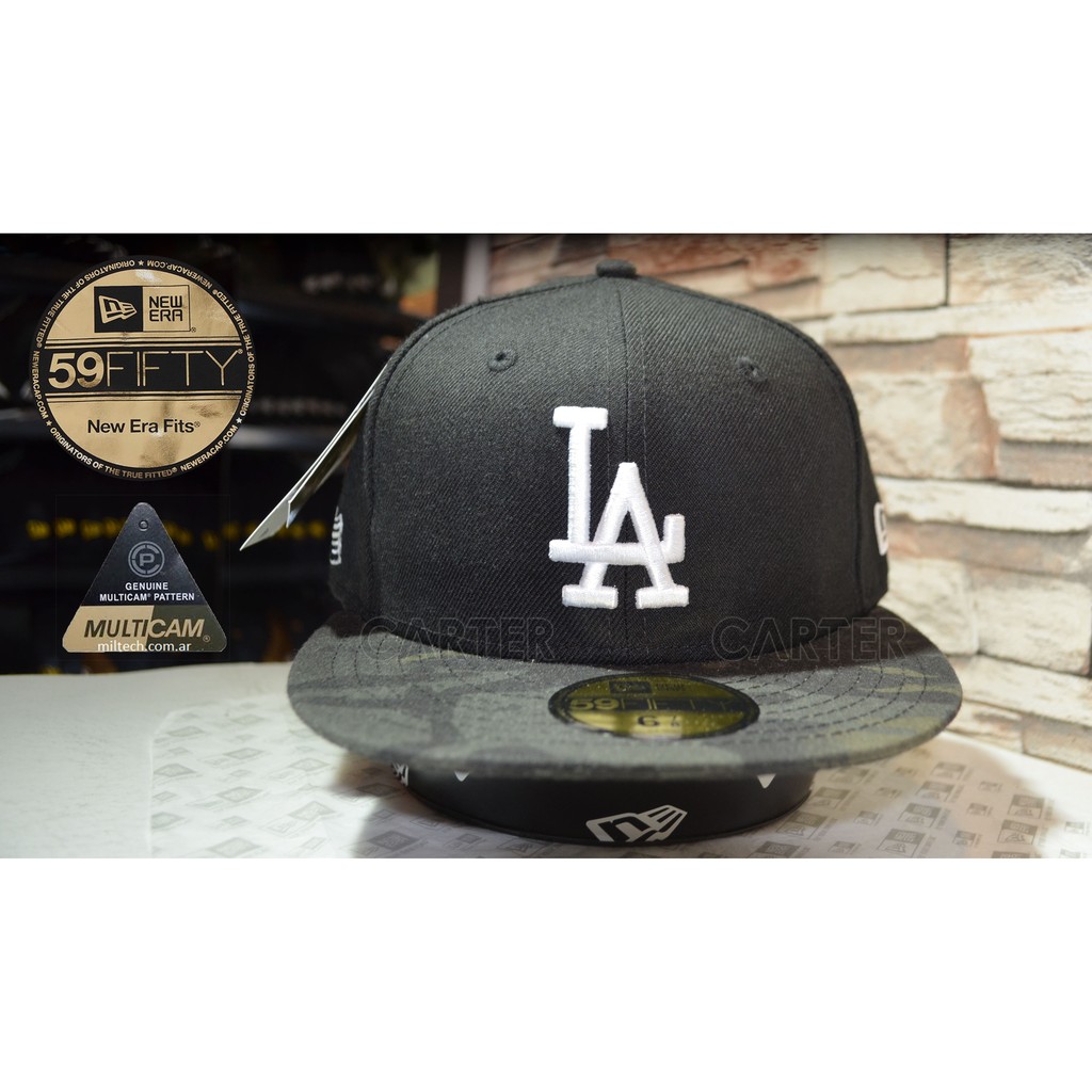 New Era MLB LA Dodgers x Multicam 美國大聯盟洛杉磯道奇聯名軍事專家迷彩全封尺寸帽
