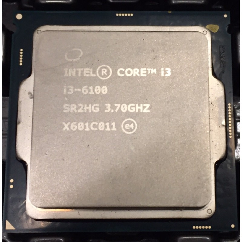 Intel Core i3-6100 3.7G /4M 2C4T 模擬四核心 六代 QS版