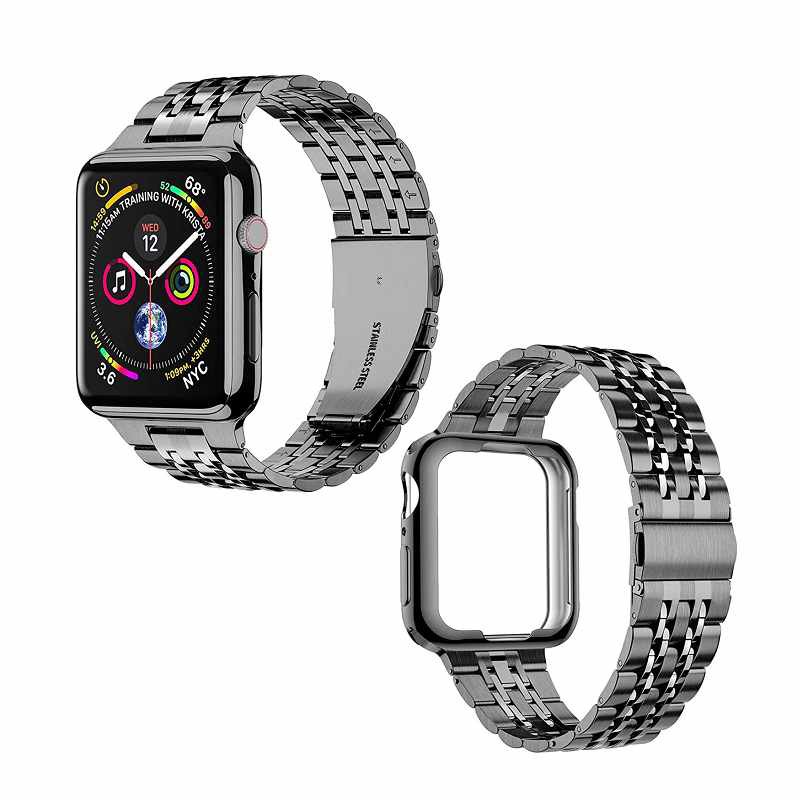 MioHHR 不銹鋼錶帶 42/44mm 適用Apple Watch Series 6/SE/5/4/3/2/1型