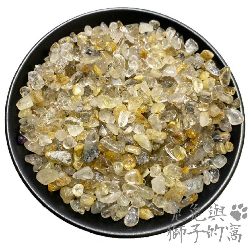 台灣現貨 鈦晶金髮晶庭園造景消磁水晶碎水晶水晶 蝦皮購物