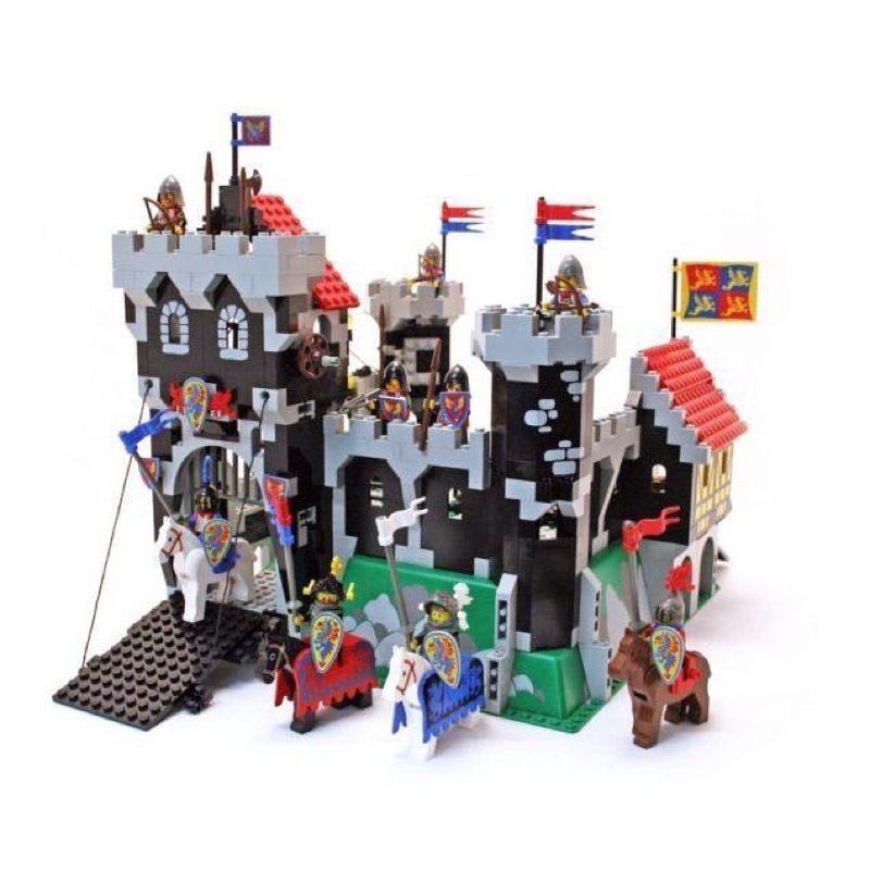 《蘇大樂高賣場》LEGO 6086 黑騎士城堡(二手) 火龍丶黑龍士兵
