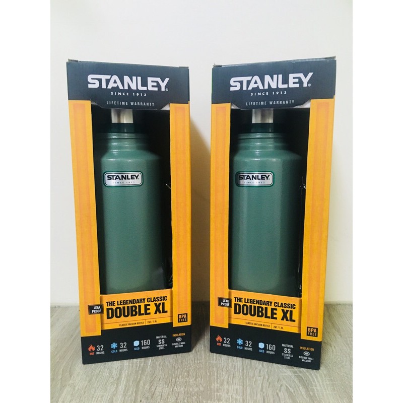 【STANLEY】不鏽鋼保溫瓶/經典真空保溫瓶 1.9L-錘紋綠  ¥限時特價¥  現貨快速出貨