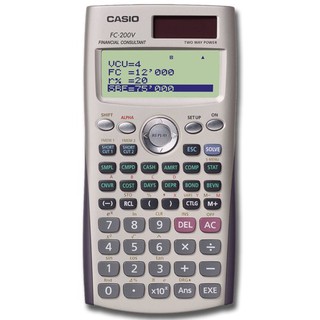 【奇異SHOPS】CASIO卡西歐 FC-200V 財務型計算機