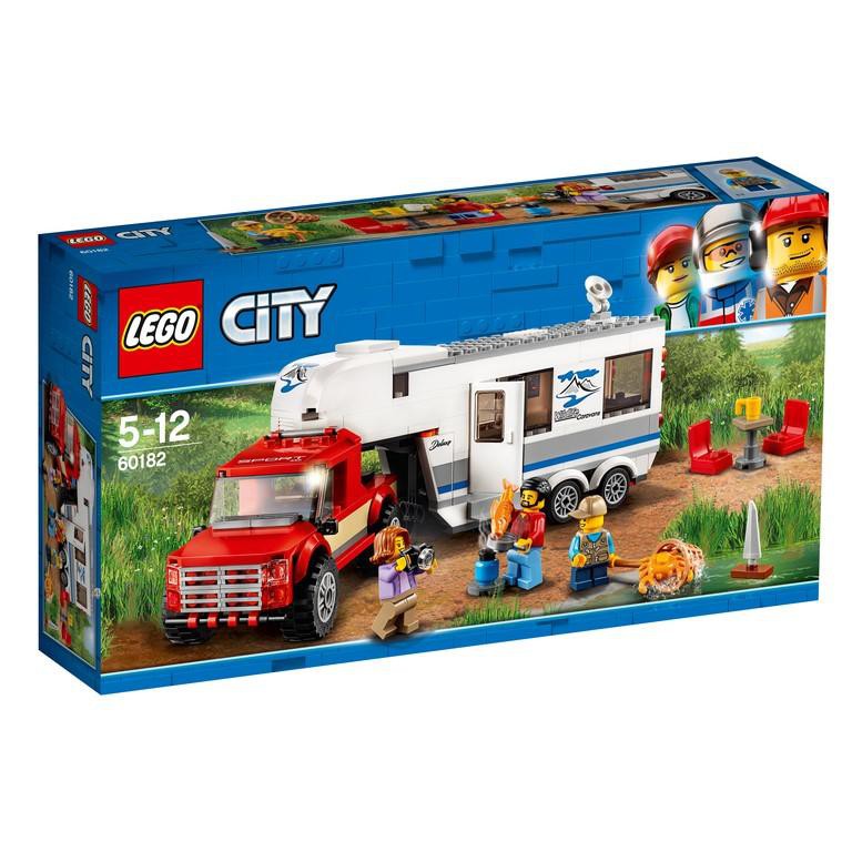 【積木樂園】 樂高 LEGO 60182 CITY系列 皮卡車及露營車