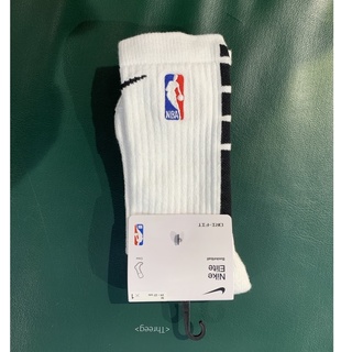 <Threeg>🏀NIKE NBA ELITE CREW 籃球襪 運動長襪 刺繡LOGO 白 男女 SX7587-100