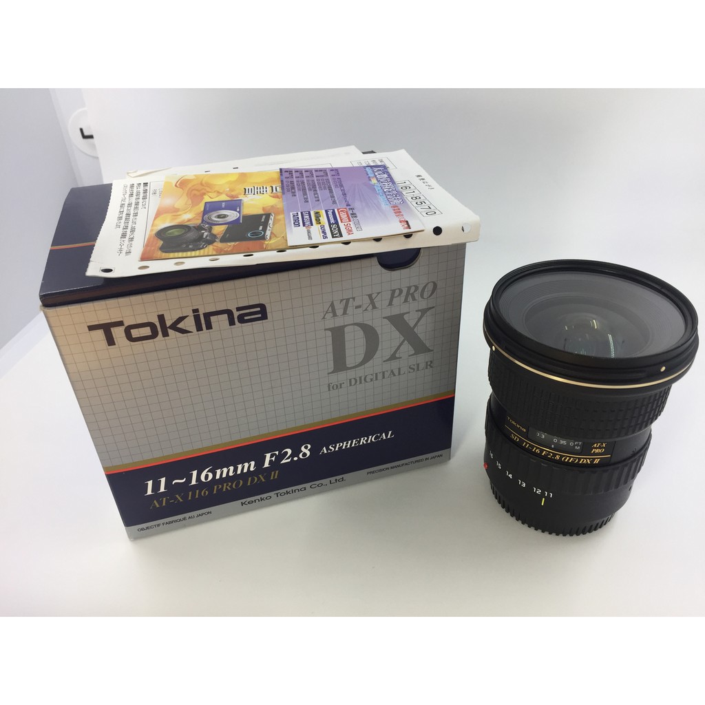 Tokina 11-16mm f2.8 II T116 pro dx II for Canon