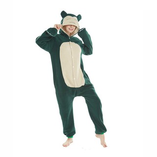 寵物小精靈Kigurumi搖粒絨Onesie成人動漫Espeon Umbreon閃亮的Snorlax Cosplay睡衣