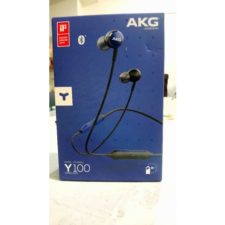 原廠 AKG Y100 無線藍芽耳機 全新 僅拆封檢查