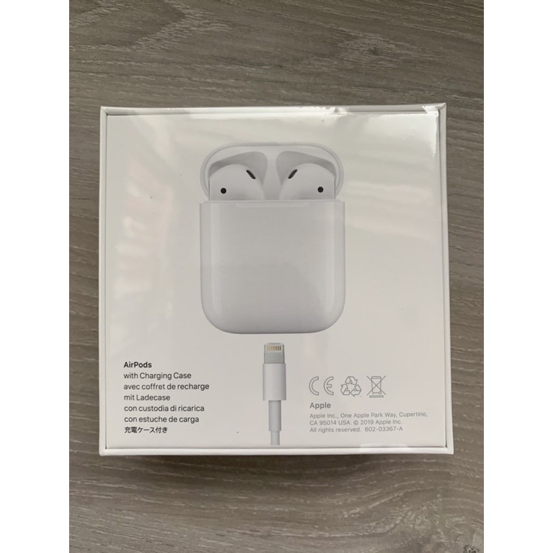 全新未拆公司貨AirPods 2有線充電版