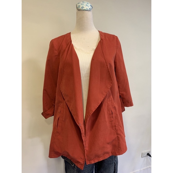 Gozo外套、橘紅色、辦公室、冷氣房適用