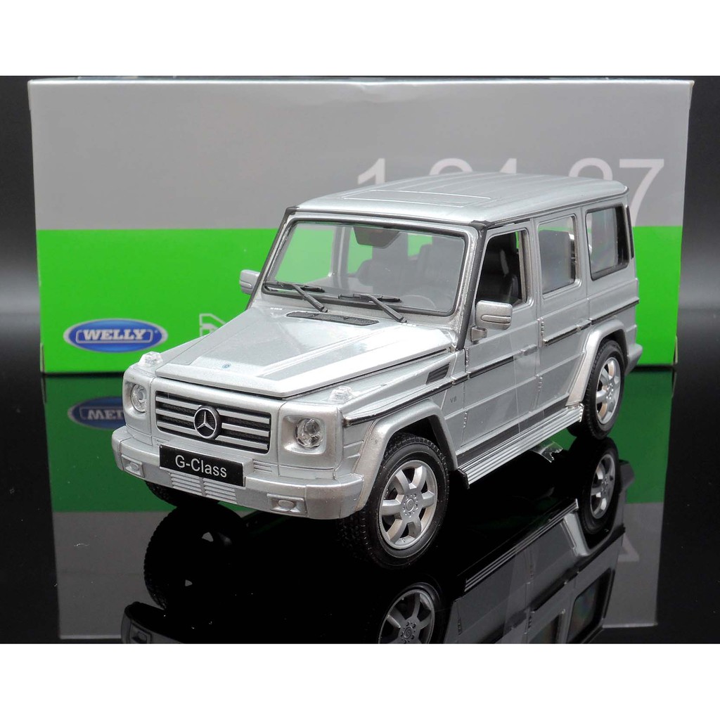 【M.A.S.H】[現貨特價] Welly 1/24  Mercedes G-Class silver