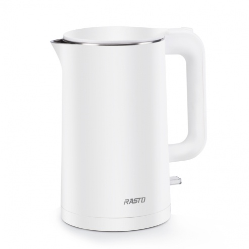RASTO AE1 雙層防燙1.7公升不銹鋼快煮壺 快煮壺 煮水壺 熱水壺 不鏽鋼壺 咖啡壺 電熱水壺 沖泡壺