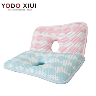 YODO XIUI嬰兒枕頭定型枕 日本正品授權3D透氣網眼兒童防扁頭枕 雪倫小舖