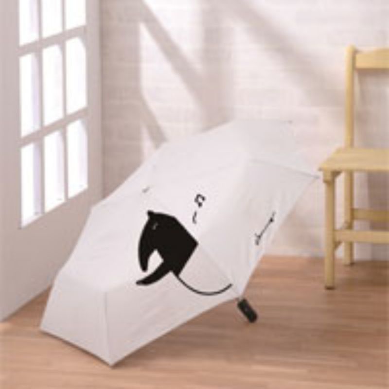 絕版 LAIMO 馬來貘 Cherng 白色自動折傘 聯名大振豐洋傘 X 馬來貘自動收開傘