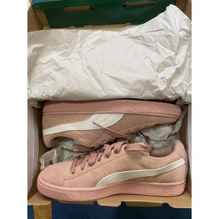 puma suede classic 皮革 粉色 平底鞋 運動鞋