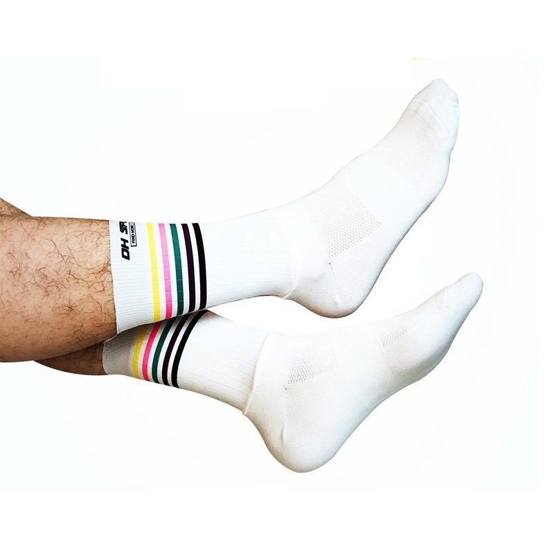 DH sports 第36款運動耐磨機能襪 運動襪 單車襪-快速排汗 防臭抗菌 穿著舒適(多色選擇)【飛輪單車】
