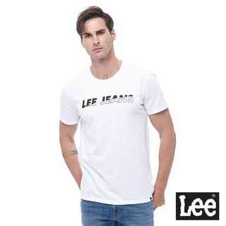 Lee 漸層Lee Jeans文字短袖T恤 男 Modern LL200135 黑K11 白K14