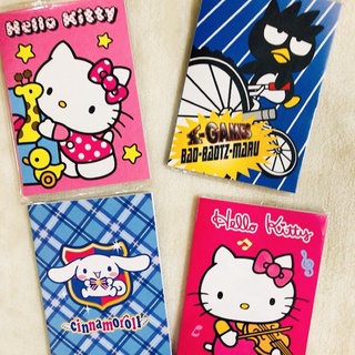三麗鷗Hello Kitty/凱蒂貓/酷企鵝/雙子星/布丁狗/蜜糖邦尼/蛋黃哥/筆記本/市價$20