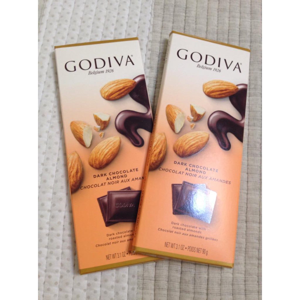 [五月到貨] Godiva黑巧克力 杏仁口味 全新包裝