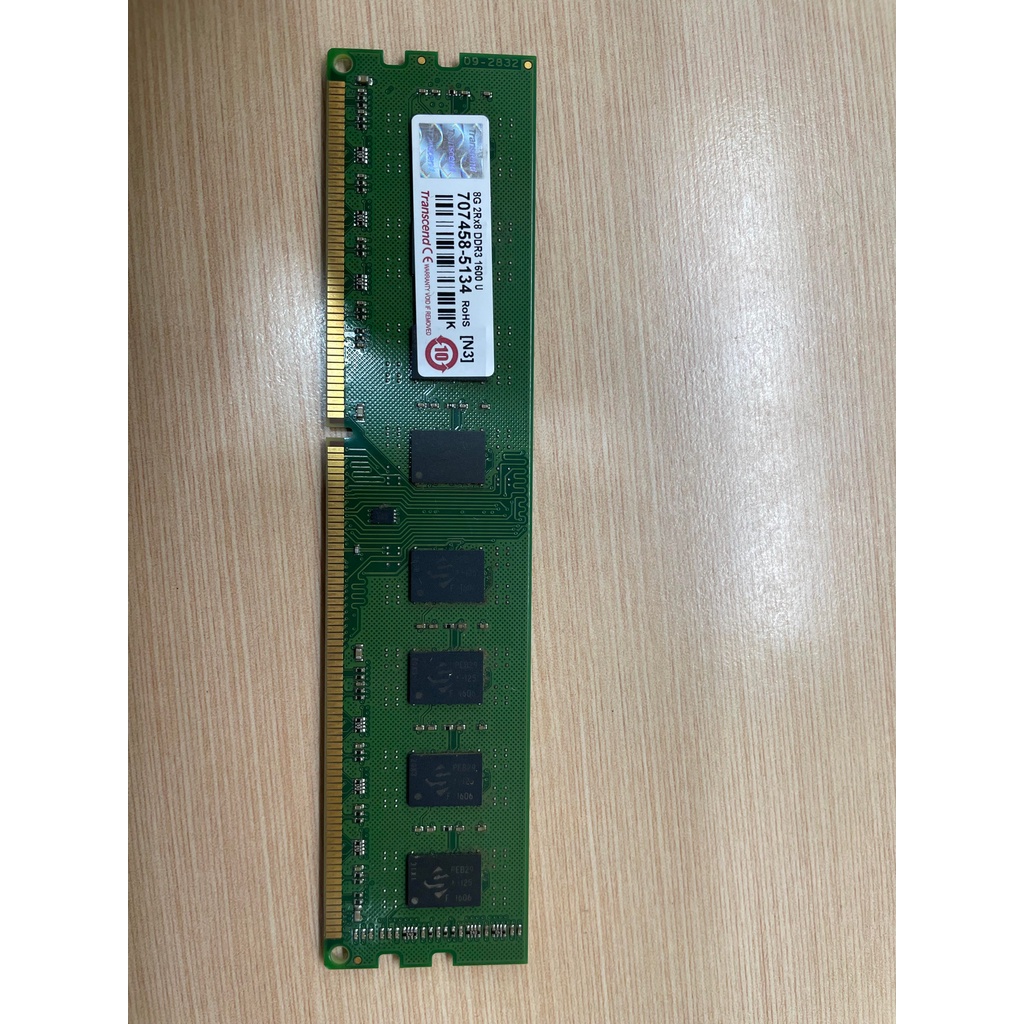 二手 桌上型記憶體 創見 DDR3 8GB 1600