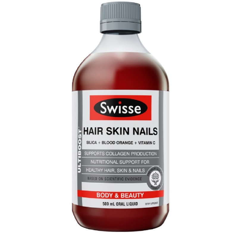 現貨正品💯澳洲Swisse Ultiboost Hair Skin Nails 500ml 血橙膠原蛋白快速補充飲