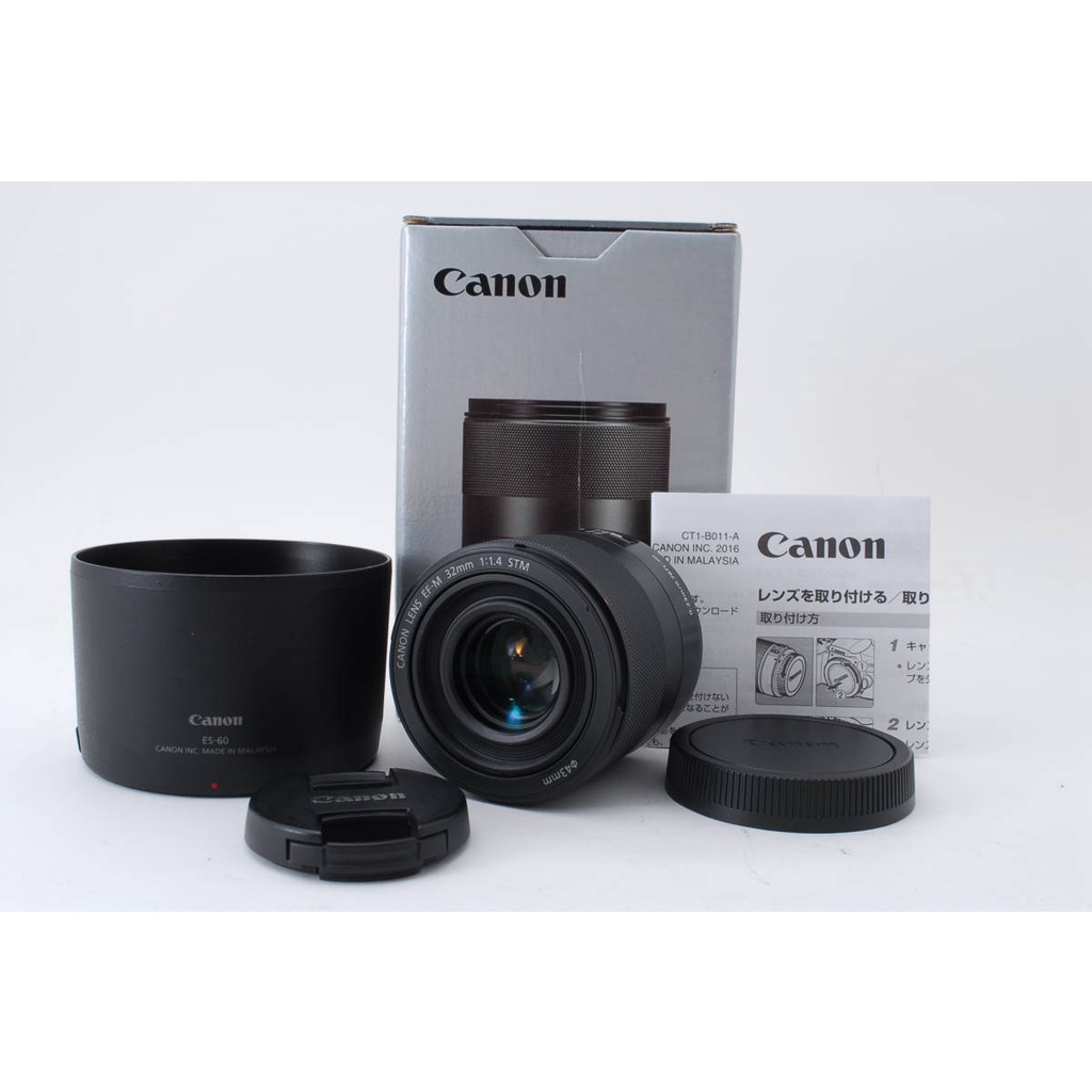 【日本直郵】中古極上美品★Canon EF-M 32mm F1.4 STM  鏡頭 #HM0816