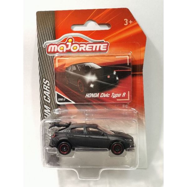 Majorette 美捷輪 Honda Civic Type R 消光黑 tomica