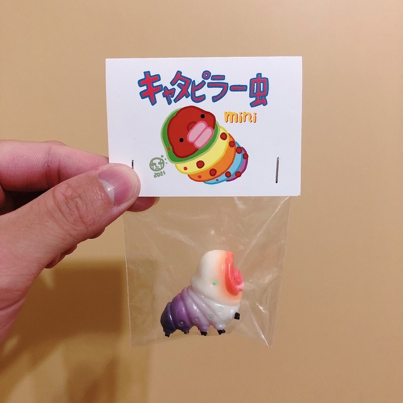 sofubi 設計師玩具 設計師軟膠 微小怪獸農場 mini 巨狒毛蟲mushroom toys