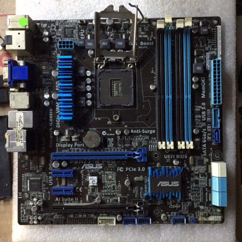 加班貓 故障品 lga1155主機板 華碩 p8h77-m pro